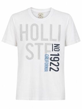 Vintage Y2K Hollister California 1922 Graphic Tee White Small